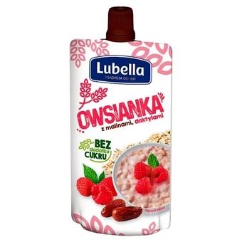 Owsianka z malinami daktylami Lubella 100g widok 1