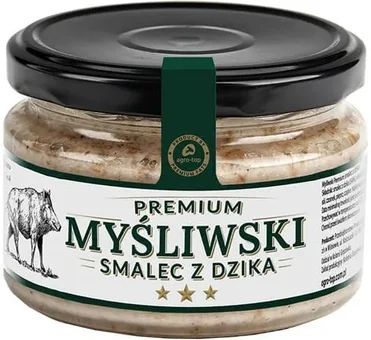 Zdjęcie produktu - Smalec myśliwski z dzika Agro-Top 200g
