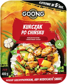 Zdjęcie produktu - Danie kurczak po chińsku Goong 400g
