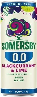 Napój piwny Somersby blackcurrant 330ml 0% puszka widok 1
