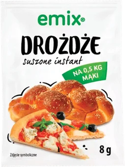 Drożdże suszone instant Emix 8g widok 1