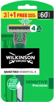 Zdjęcie produktu - Masz. do golenia M quattro esse 4 Wilkinson 3+1szt