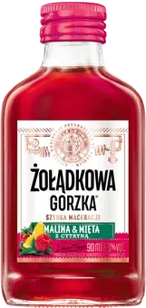 Likier Żołądkowa gorzka malina mięta cyt. 90ml 28% widok 1
