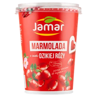 Marmolada o smaku dzikiej róży Jamar 600g widok 1