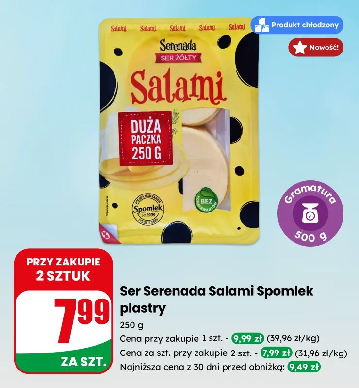 Produkty chłodzone teraz taniej w DINO!