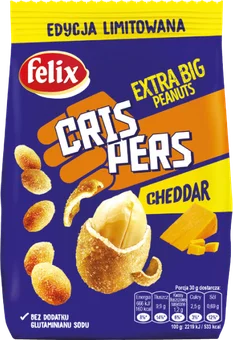 Orzeszki w skorupce Crispers Felix 125g mix widok główny 