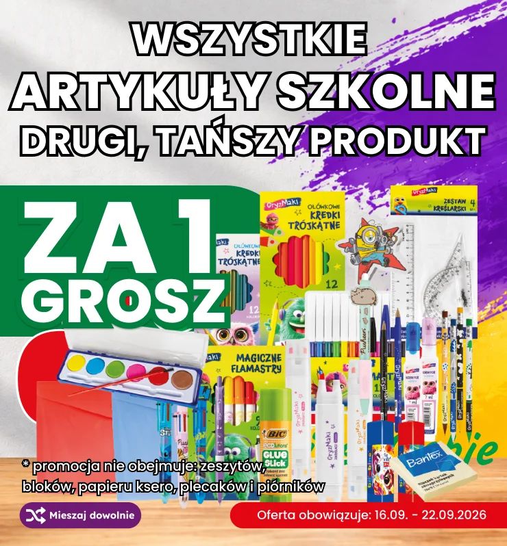 BANER ARTYKUŁY SZKOLNE