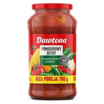 Sos pomidorowy ostry z jalapeno Dawtona 700g widok 1