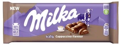 Czekolada cappuccino bubbly Milka 97g widok 1