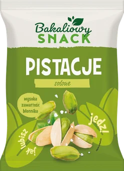 Pistacje prażone solone Bakaliowy Snack 200g widok główny 