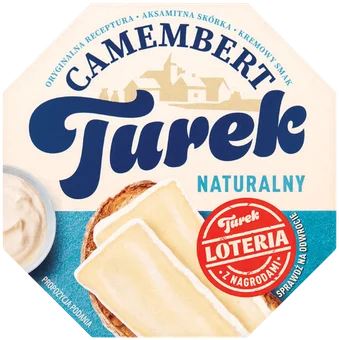 Ser pleśniowy camembert naturalny Turek 120g widok główny 