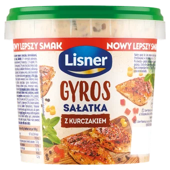 Sałatka gyros/ze szparagami Lisner 500g mix widok główny 
