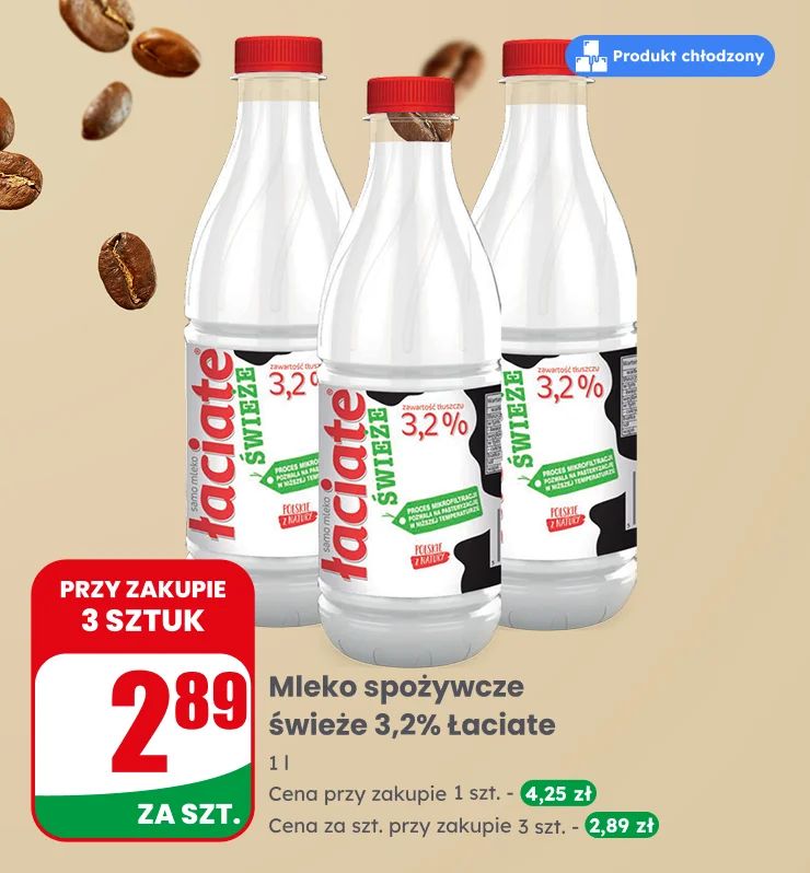 Baner kawa ziarnista mielona suszona sypana mleko