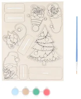 Figurki drewniane do malowania BN25 widok 1