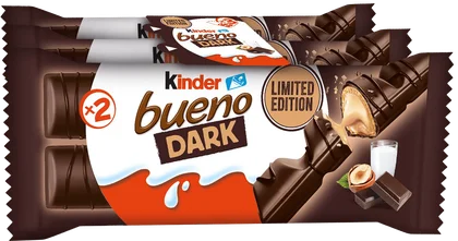 Baton Kinder Bueno dark 3x43g widok 1