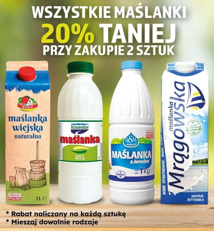 WSZYSTKIE MAŚLANKI 20% TANIEJ PRZY ZAKUPIE 2 SZTUK