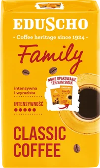 Kawa mielona Eduscho Family 250g widok główny 