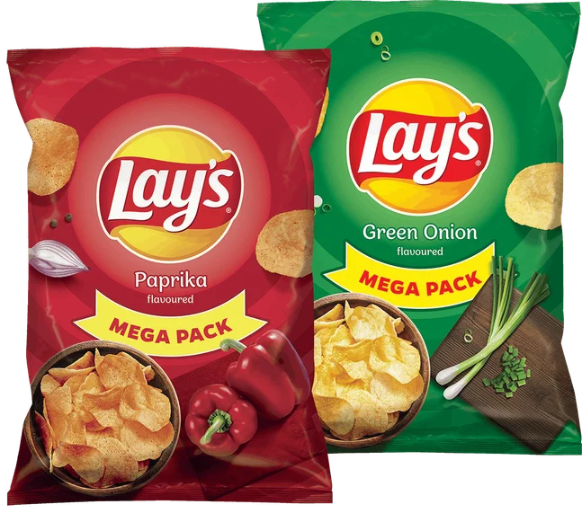 Chipsy zielona cebulka Lay's 200g widok 1