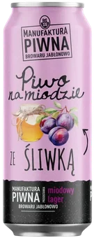 Piwo Na Miodzie ze śliwką 0,5l 5% puszka widok główny 
