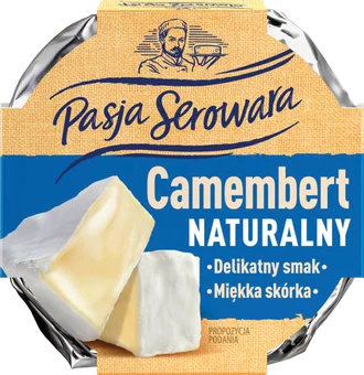 Zdjęcie produktu - Ser pleśniowy camembert natur. Pasja Serowara 120g