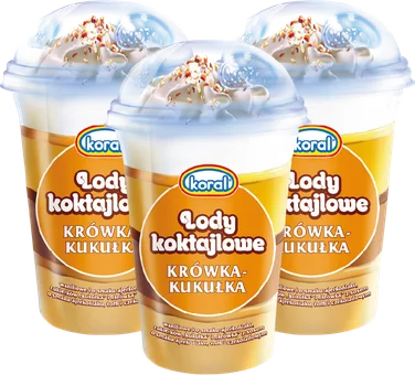 Lody kubek jogurtowe z sosami Koral 220ml widok 1