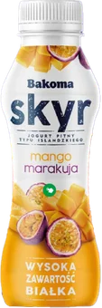 Jogurt pitny skyr Bakoma 300g mix widok 1