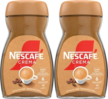 Kawa rozpuszczalna Crema Nescafe 200g widok 1
