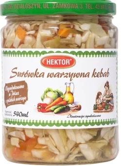 Zdjęcie produktu - Surówka warzywna kebab Hektor 510/310g