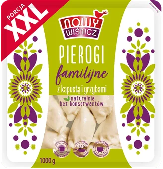 Pierogi z kapustą i grzybami Nowy Wiśnicz 1kg widok 1