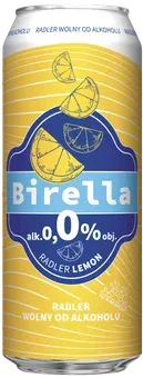 Piwo Birella cytryna 0,5l 0% puszka widok 1