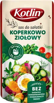 Sos sałatkowy koperkowo ziołowy Kotlin 100g widok 1