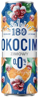 Piwo Okocim zimowy 0,5l 0% puszka widok 1