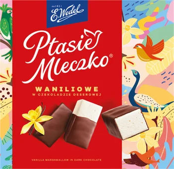 Ptasie Mleczko waniliowe Wedel 340g widok główny 