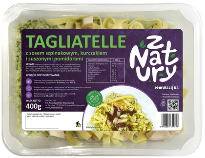 Zdjęcie produktu - Danie makaronowe tagliatelle Nowalijka 400g