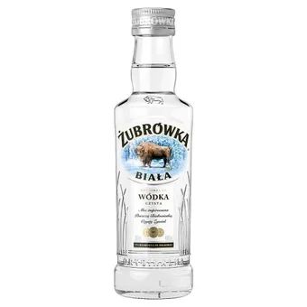 Wódka Żubrówka biała 200ml 40% widok 1
