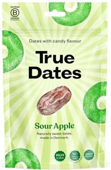 Daktyle o smaku kwaśnego jabłka True Dates 100g widok 1