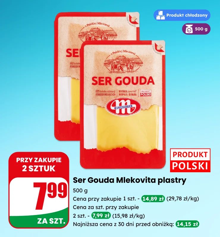 Nabiał teraz taniej w DINO!