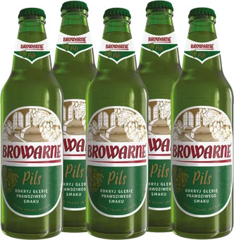 Piwo Browarne pils 0,5l 6% but. bzzw. widok 1