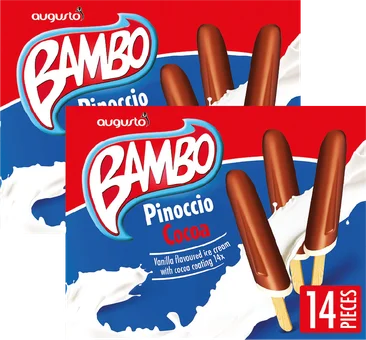 Lody multipack Bambo Pinoccio Augusto 14x52ml widok 1