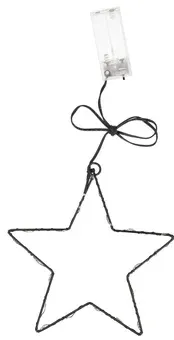 Dekoracja metalowa renifer/gwiazd/choinka LED BN25 widok 2