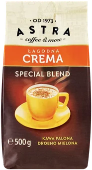 Kawa mielona Astra Crema 500g widok główny