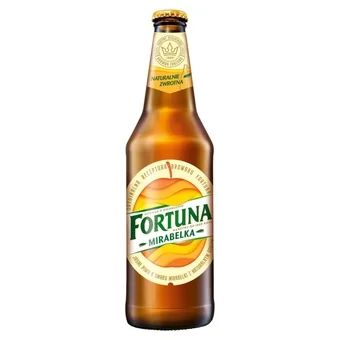 Piwo Fortuna mirabelka 0,5l 5,1% but. zw. widok 1