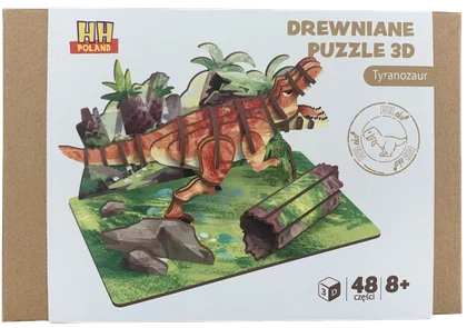 Zdjęcie produktu - Zabawka puzzle drewniane 3D mix