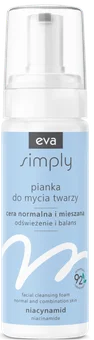 Zdjęcie produktu - Pianka do mycia twarzy Simple Eva 150ml mix