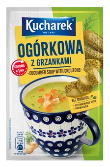 Zupa kubek ogórkowa z grzankami Kucharek 13g widok 1