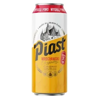 Piwo Piast Wrocławski 0,5l 5,5% puszka widok 1