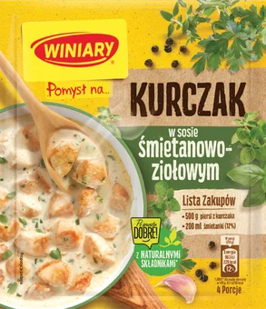 Pomysł na kurczaka w sos śm.-zioł Winiary 30g widok główny