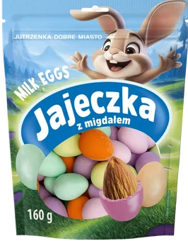 Zdjęcie produktu - Jajeczka z migdałem Jutrzenka 160g WN26