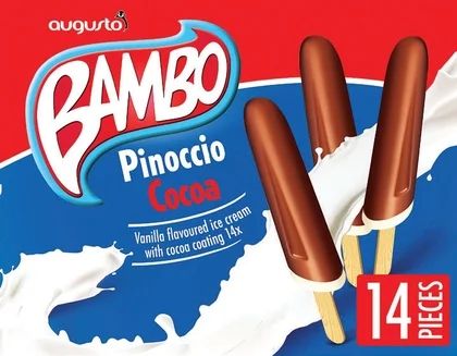 Lody multipack Bambo Pinoccio Augusto 14x52ml widok 1