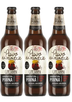 Piwo na miodzie gryczanym 0,5l 5,2% but. bzzw. widok 1